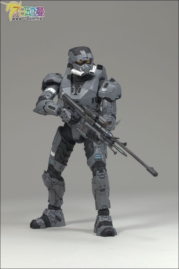 麦克法兰系列玩具 游戏与动画系列 光环3 第三代 多人连线 SPARTAN SOLDIER EOD (STEEL)