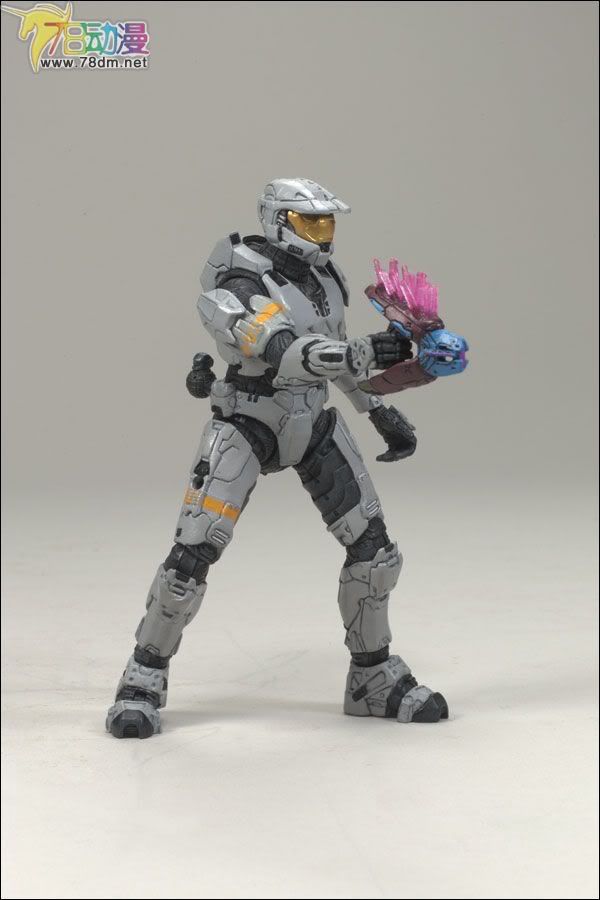 麦克法兰系列玩具 游戏与动画系列 光环3 第三代 多人连线 SPARTAN SOLDIER MARK VI (SILVER)