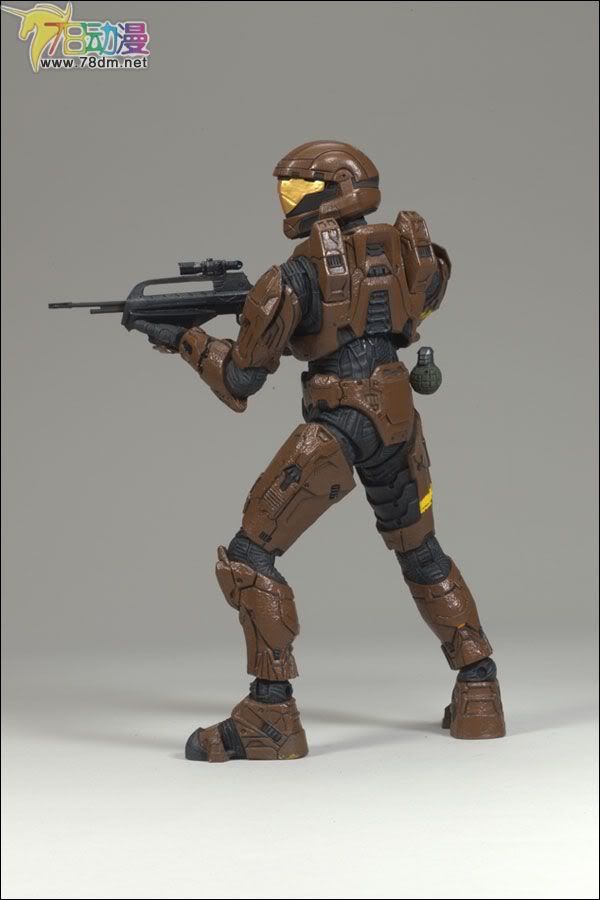 麦克法兰系列玩具 游戏与动画系列 光环3 第三代 多人连线 SPARTAN SOLDIER ODST (BROWN)