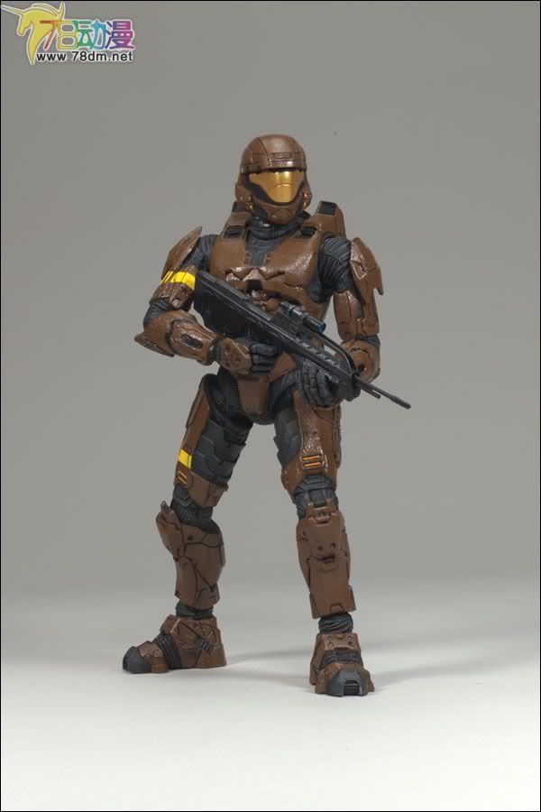 麦克法兰系列玩具 游戏与动画系列 光环3 第三代 多人连线 SPARTAN SOLDIER ODST (BROWN)