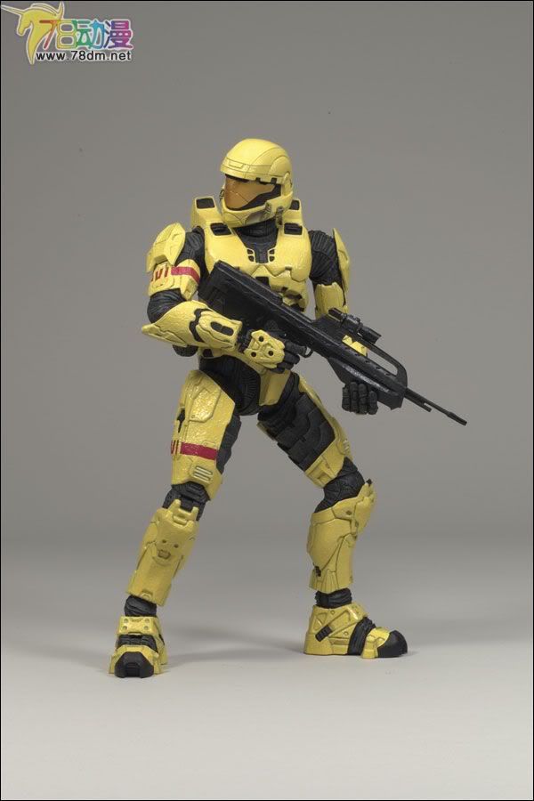 麦克法兰系列玩具 游戏与动画系列 光环3 第三代 多人连线 SPARTAN SOLDIER ODST (PALE)