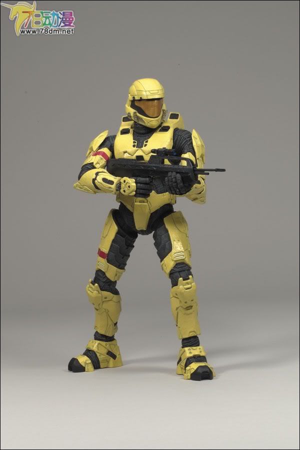 麦克法兰系列玩具 游戏与动画系列 光环3 第三代 多人连线 SPARTAN SOLDIER ODST (PALE)