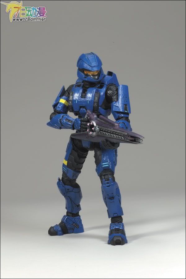 麦克法兰系列玩具 游戏与动画系列 光环3 第三代 多人连线 SPARTAN SOLDIER SCOUT (BLUE)