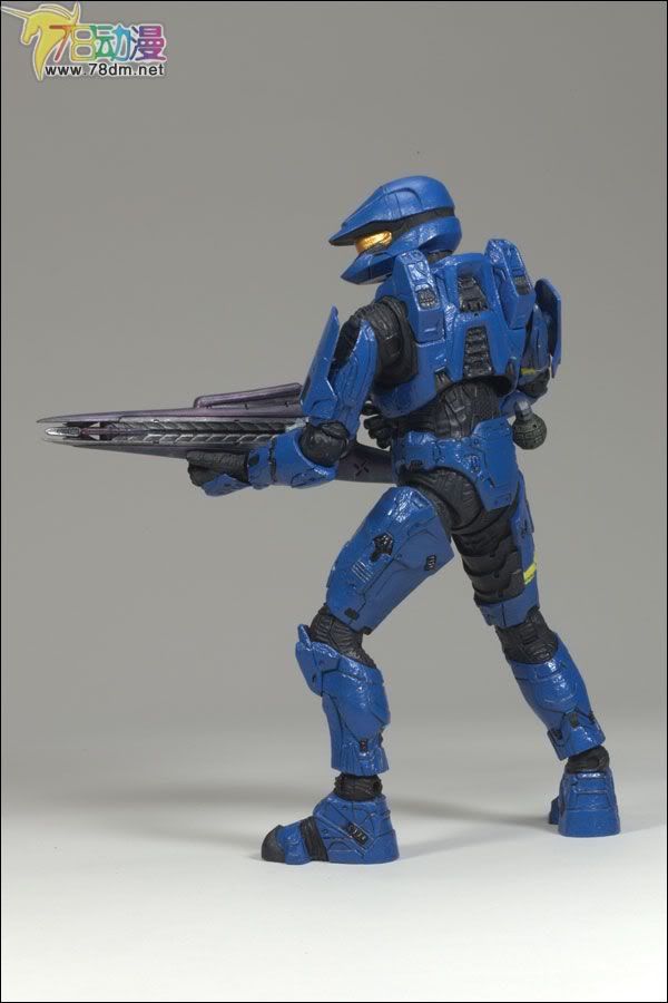 麦克法兰系列玩具 游戏与动画系列 光环3 第三代 多人连线 SPARTAN SOLDIER SCOUT (BLUE)