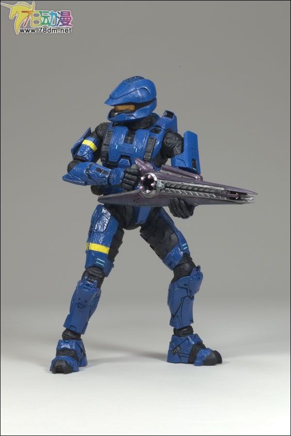 麦克法兰系列玩具 游戏与动画系列 光环3 第三代 多人连线 SPARTAN SOLDIER SCOUT (BLUE)