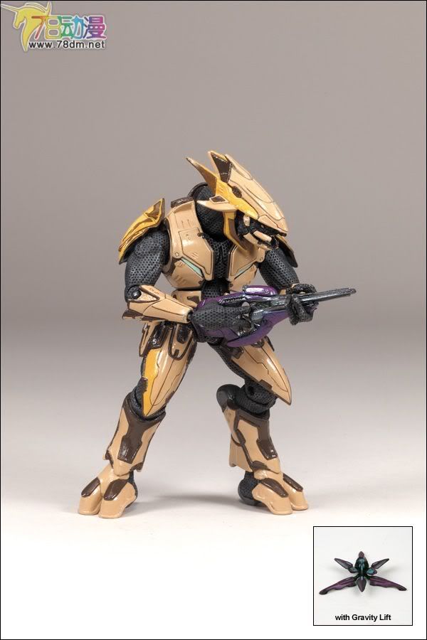 麦克法兰系列玩具 游戏与动画系列 光环2009装备版第一弹 ELITE COMBAT (TAN)