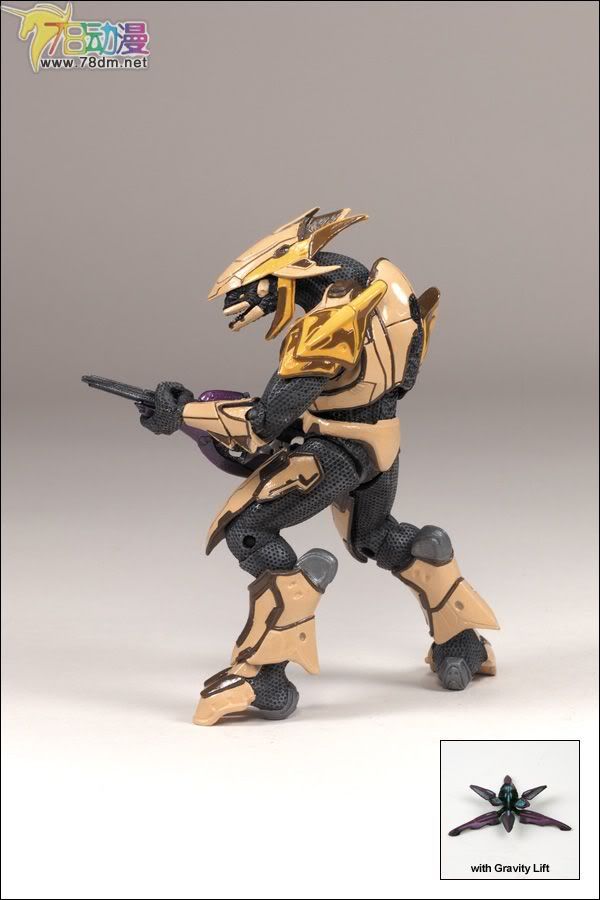 麦克法兰系列玩具 游戏与动画系列 光环2009装备版第一弹 ELITE COMBAT (TAN)