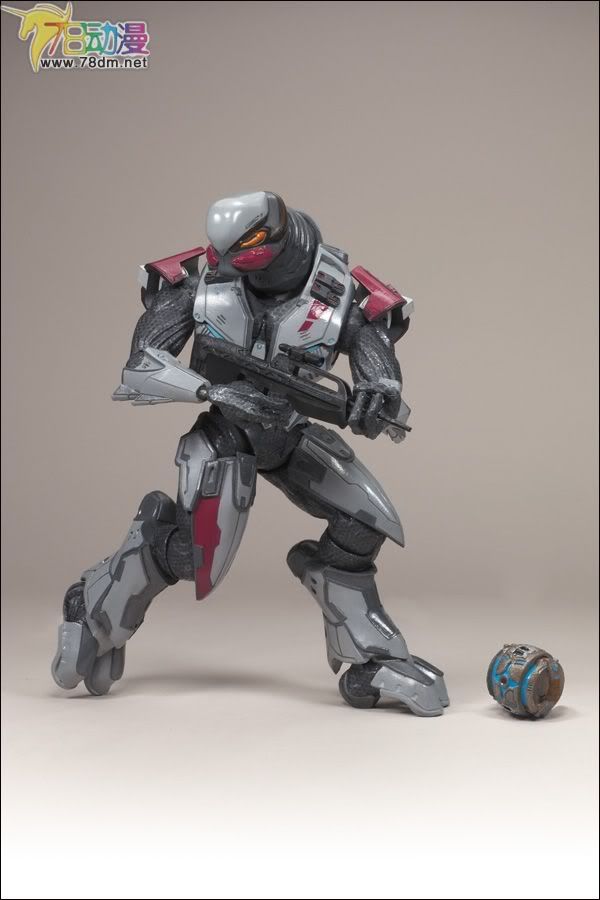 麦克法兰系列玩具 游戏与动画系列 光环2009装备版第2弹 ELITE ASSAULT (SILVER)