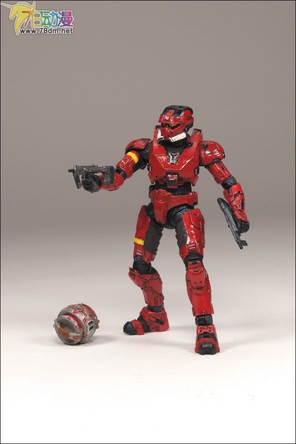麦克法兰系列玩具 游戏与动画系列 光环2009装备版第2弹 SPARTAN SOLDIER EOD (RED)
