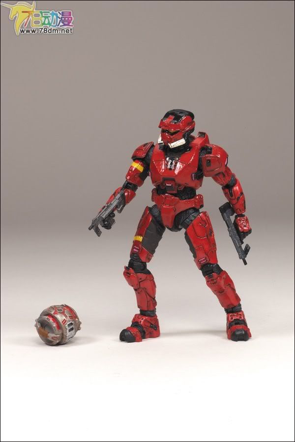 麦克法兰系列玩具 游戏与动画系列 光环2009装备版第2弹 SPARTAN SOLDIER EOD (RED)