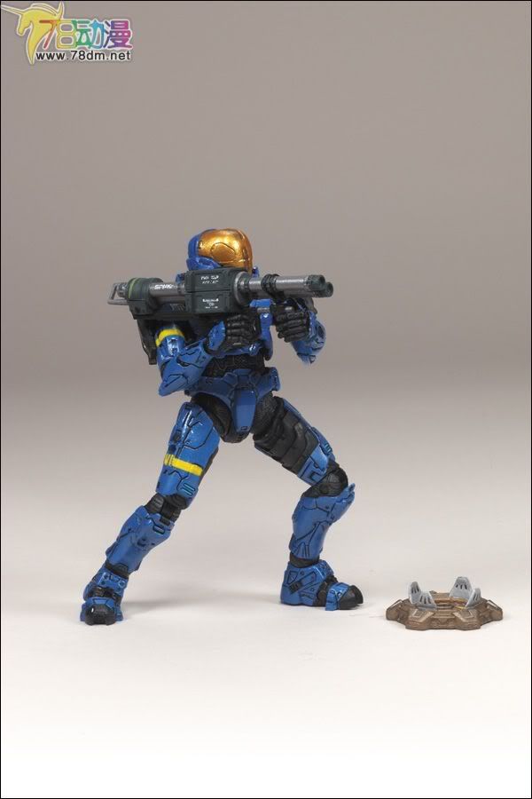 麦克法兰系列玩具 游戏与动画系列 光环2009装备版第2弹 SPARTAN SOLDIER EVA (BLUE)