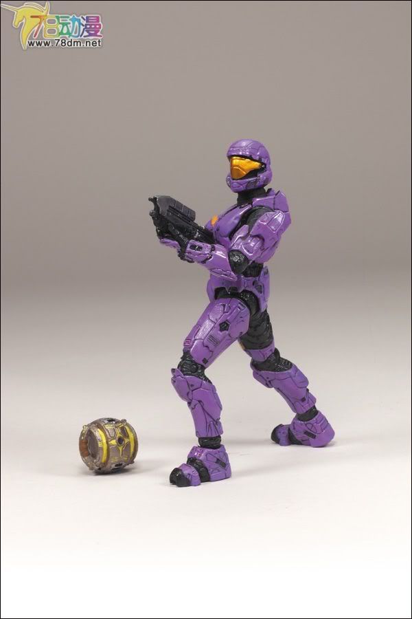 麦克法兰系列玩具 游戏与动画系列 光环2009装备版第2弹 SPARTAN SOLDIER ODST (VIOLET)