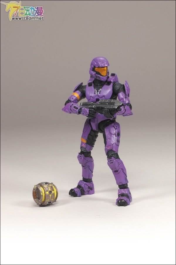 麦克法兰系列玩具 游戏与动画系列 光环2009装备版第2弹 SPARTAN SOLDIER ODST (VIOLET)