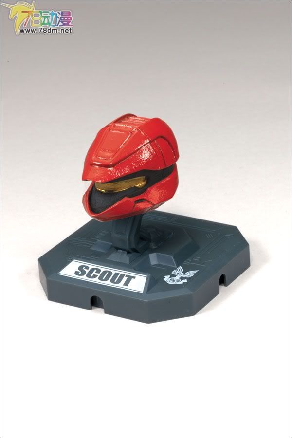 麦克法兰系列玩具 游戏与动画系列 光环头盔3件套2009第2弹 第4套