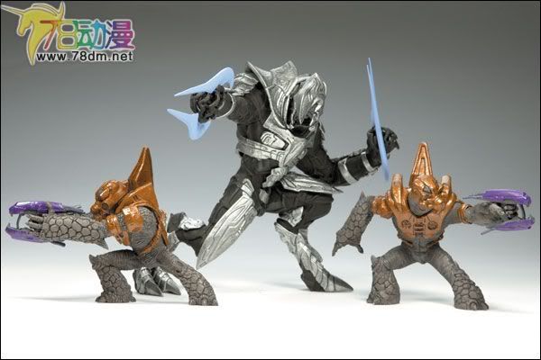 麦克法兰系列玩具 游戏与动画系列 COVENANT TROOPS (Silver and Bronze)