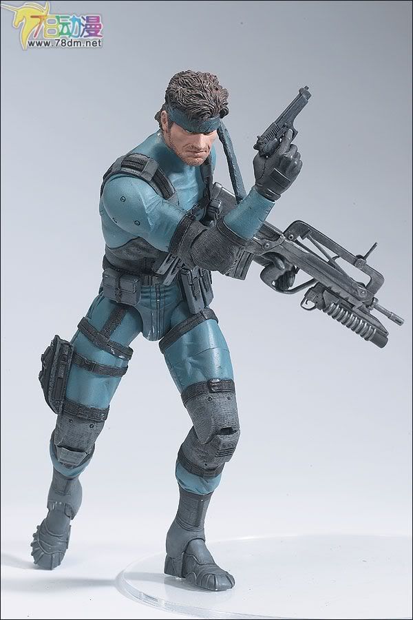 麦克法兰系列玩具 游戏与动画系列 合金装备2 SOLID SNAKE