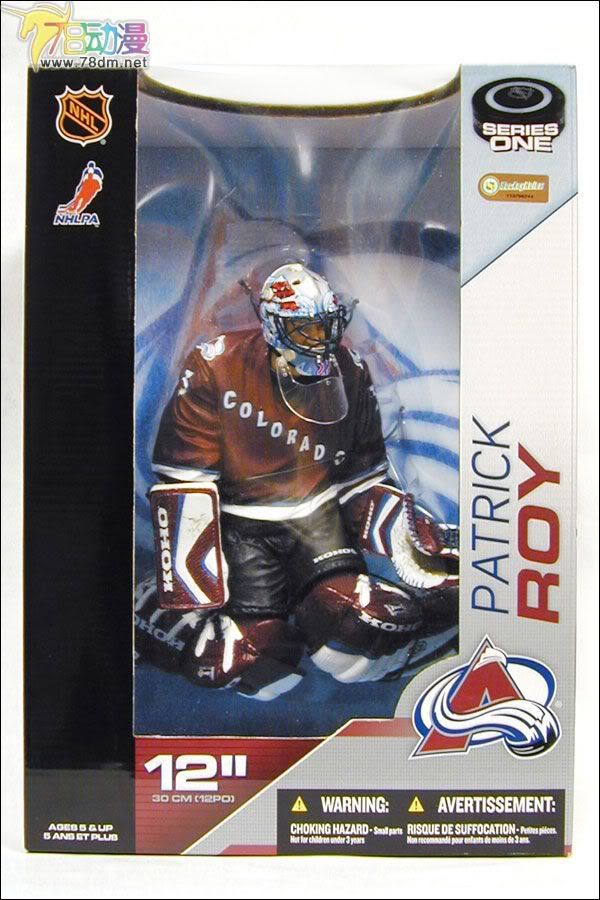 麦克法兰系列玩具 NHL美国冰球联赛系列 12-Inch PATRICK ROY (AVALANCHE)