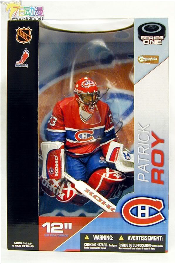 麦克法兰系列玩具 NHL美国冰球联赛系列 12-Inch PATRICK ROY (CANADIENS)