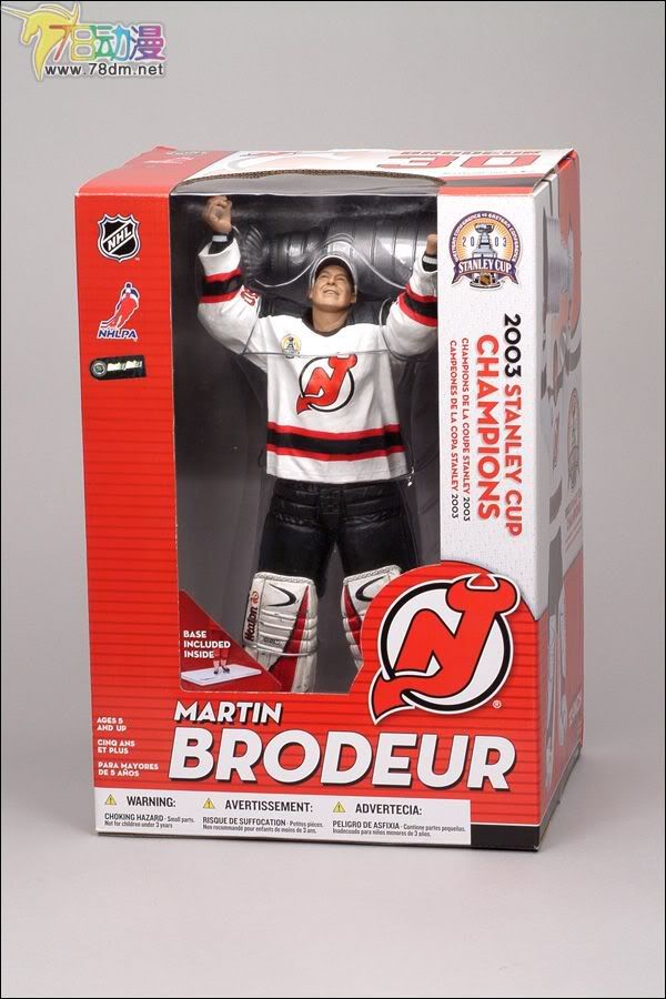 麦克法兰系列玩具 NHL美国冰球联赛系列 12寸NHL系列第2代 12-INCH MARTIN BRODEUR 2