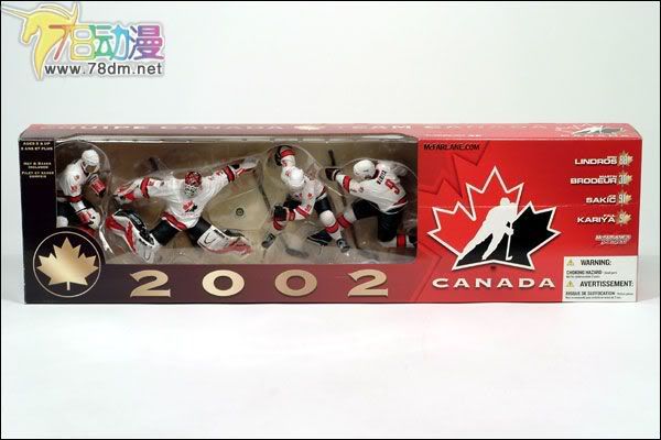 麦克法兰系列玩具 NHL美国冰球联赛系列 NHL 4-PACK: TEAM CANADA SET 2