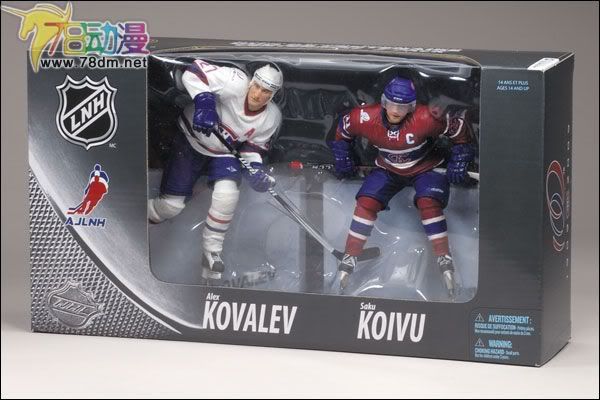 麦克法兰系列玩具 NHL美国冰球联赛系列 MONTREAL CANADIENS CENTENNIAL 2-PACK: ALEX KOVALEV & SAKU KOIVU