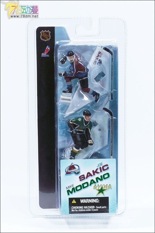 麦克法兰系列玩具 NHL美国冰球联赛系列 3寸NHL系列第1代 JOE SAKIC/MIKE MODANO
