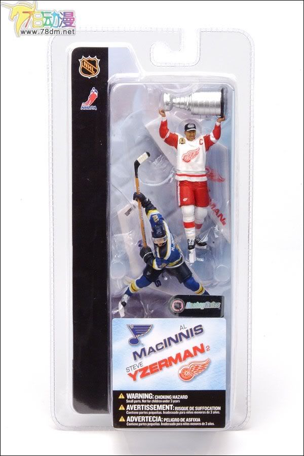 麦克法兰系列玩具 NHL美国冰球联赛系列 3寸NHL系列第2代 STEVE YZERMAN/AL MACINNIS