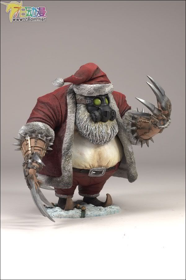麦克法兰系列玩具 怪物系列 第五代 扭曲的圣诞 SANTA CLAUS 圣诞老人