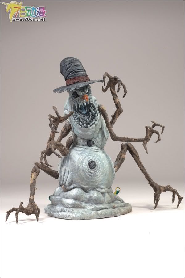 麦克法兰系列玩具 怪物系列 第五代 扭曲的圣诞 SNOWMAN 雪人