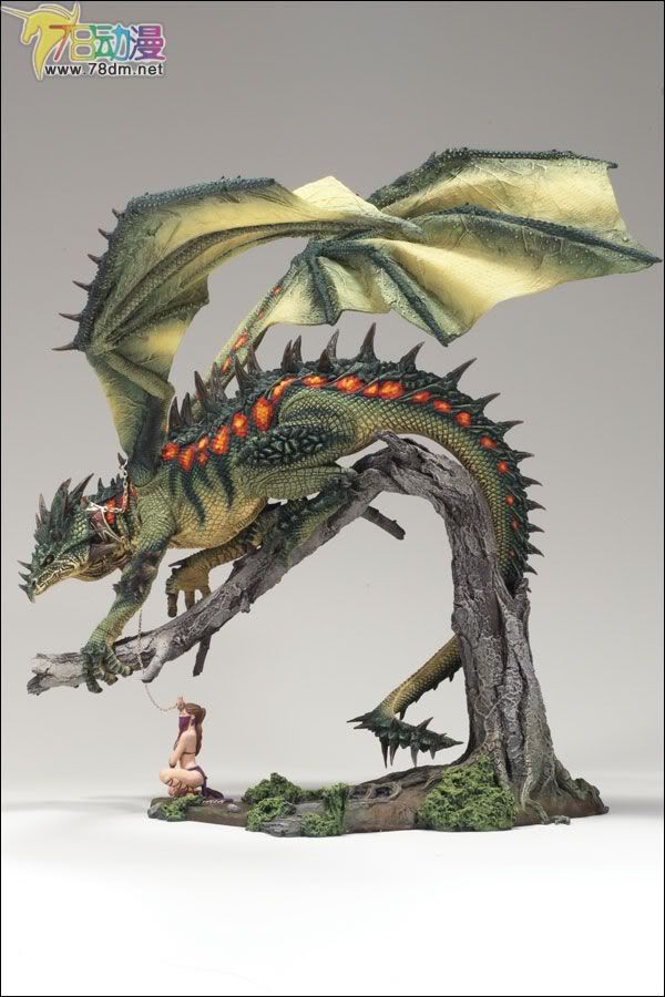 麦克法兰系列玩具 龙之国度系列 KOMODO DRAGON CLAN 4 DELUXE BOXED SET  科莫多龙4豪华大盒版