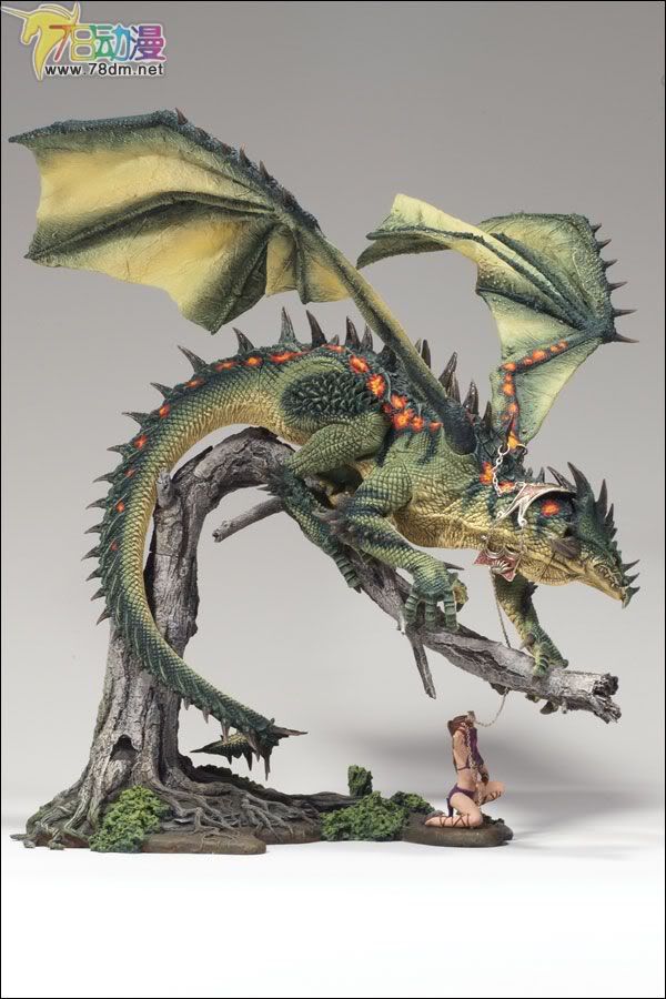 麦克法兰系列玩具 龙之国度系列 KOMODO DRAGON CLAN 4 DELUXE BOXED SET  科莫多龙4豪华大盒版