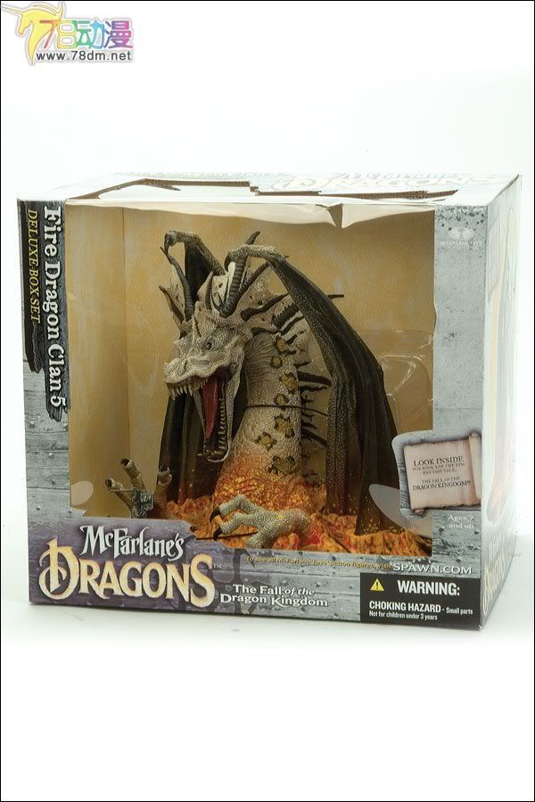 麦克法兰系列玩具 龙之国度系列 FIRE DRAGON CLAN 5 DELUXE BOXED SET 火龙5豪华大盒版
