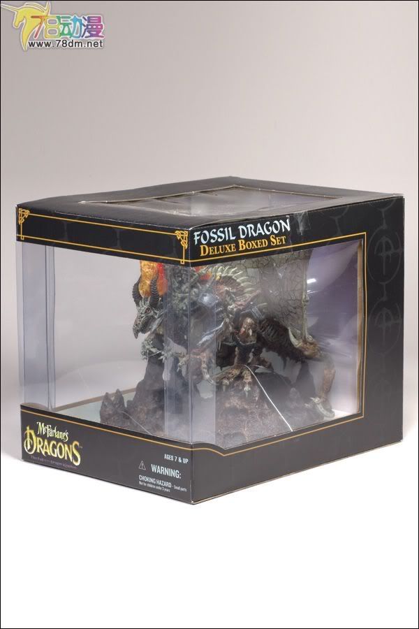 麦克法兰系列玩具 龙之国度系列 FOSSIL DRAGON CLAN BOXED SET 化骨龙豪华大盒版