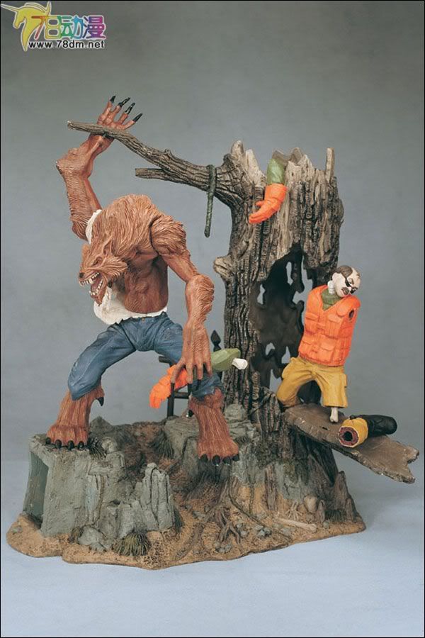 麦克法兰系列玩具 老怪物系列 第一代 WEREWOLF PLAYSET 浪人