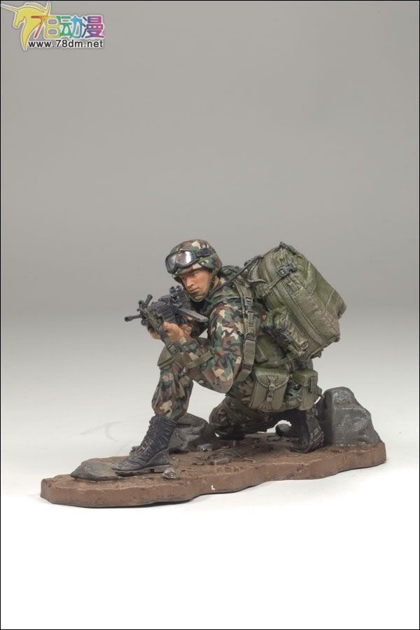 麦克法兰系列玩具 兵人系列 3寸麦克法兰兵人 第一代 ARMY RANGER 突击队