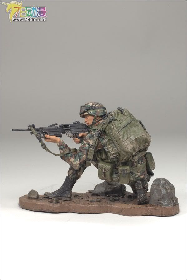 麦克法兰系列玩具 兵人系列 3寸麦克法兰兵人 第一代 ARMY RANGER 突击队