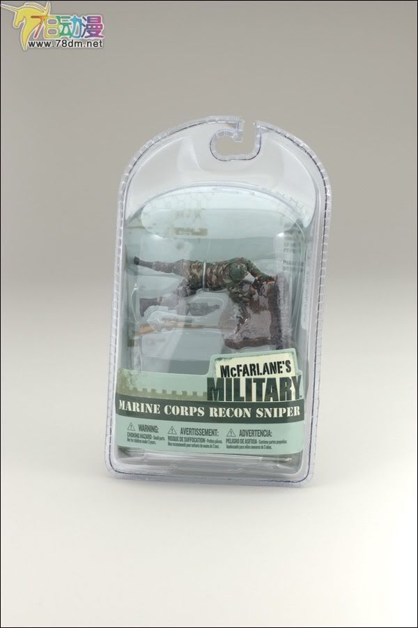 麦克法兰系列玩具 兵人系列 3寸麦克法兰兵人 第一代 MARINE CORPS RECON SNIPER 海军陆战队 狙击手