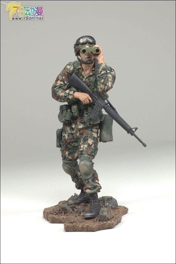 麦克法兰系列玩具 兵人系列 3寸麦克法兰兵人 第2代 ARMY INFANTRY 2  步兵