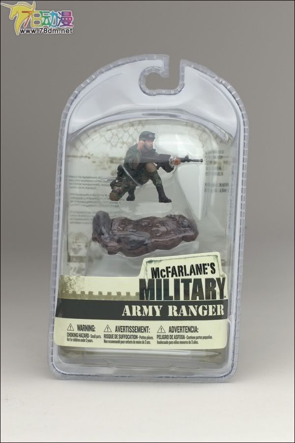 麦克法兰系列玩具 兵人系列 3寸麦克法兰兵人 第2代 ARMY RANGER 2  突击队