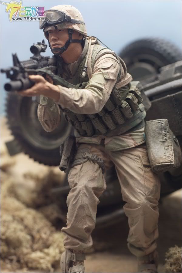 麦克法兰系列玩具 兵人系列 麦克法兰兵人 2ND TOUR OF DUTY ARMY DESERT INFANTRY GRENADIER  沙漠步兵投弹手