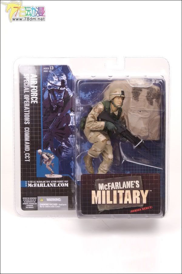 麦克法兰系列玩具 兵人系列 麦克法兰兵人 第一代 AIR FORCE SPECIAL OPERATIONS COMMAND, CCT  美国空军特种部队