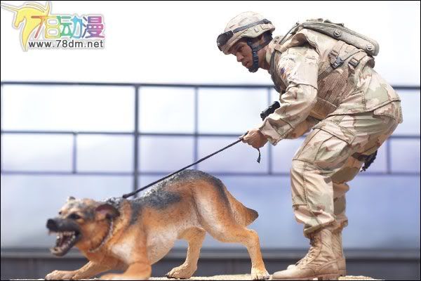 麦克法兰系列玩具 兵人系列 麦克法兰兵人 第三代 AIR FORCE SECURITY FORCES K-9 HANDLER  空军安全部队K-9操作员