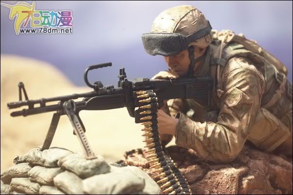 麦克法兰系列玩具 兵人系列 麦克法兰兵人 第三代 ARMY M60 MACHINE GUNNER  M60机枪手