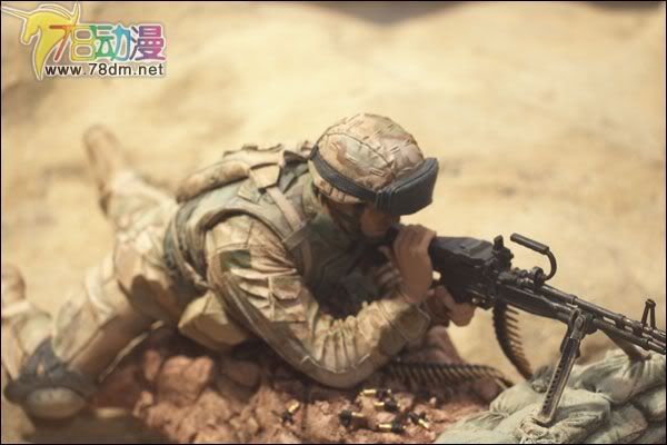 麦克法兰系列玩具 兵人系列 麦克法兰兵人 第三代 ARMY M60 MACHINE GUNNER  M60机枪手