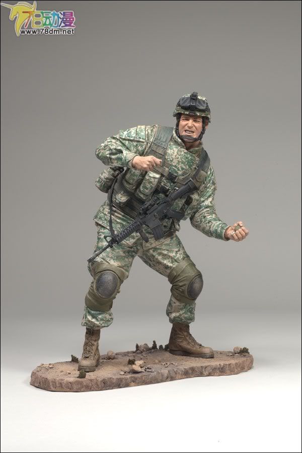 麦克法兰系列玩具 兵人系列 麦克法兰兵人 第6代 army infantry