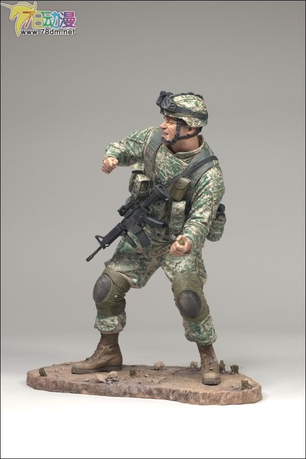 麦克法兰系列玩具 兵人系列 麦克法兰兵人 第6代 ARMY INFANTRY GRENADIER  投弹步兵