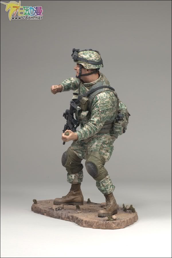 麦克法兰系列玩具 兵人系列 麦克法兰兵人 第6代 ARMY INFANTRY GRENADIER  投弹步兵