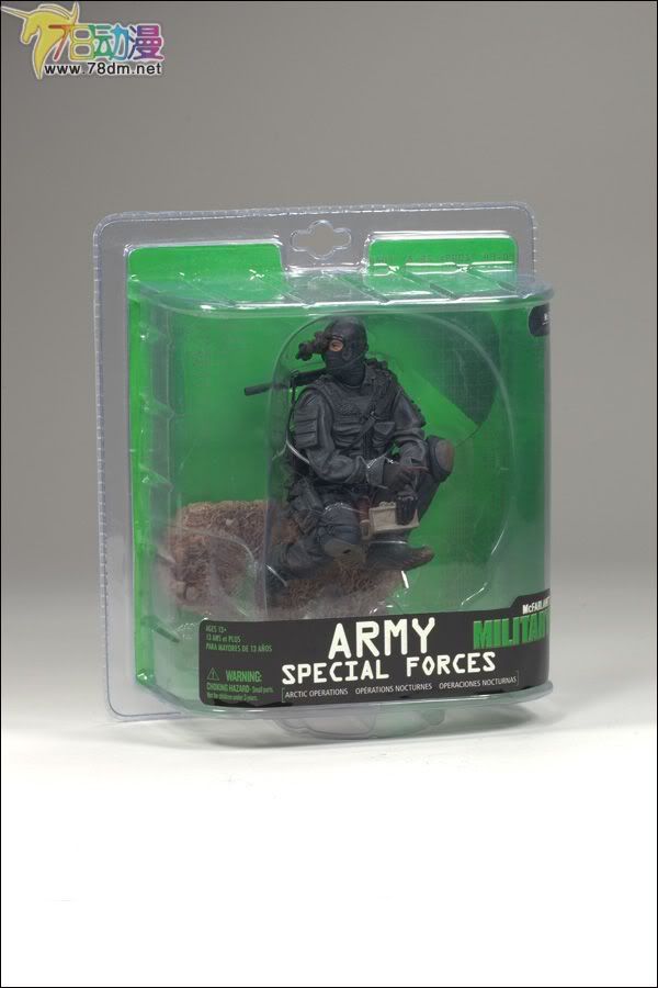 麦克法兰系列玩具 兵人系列 麦克法兰兵人 第7代 ARMY SPECIAL FORCES NIGHT OPS  特种部队夜间行动队