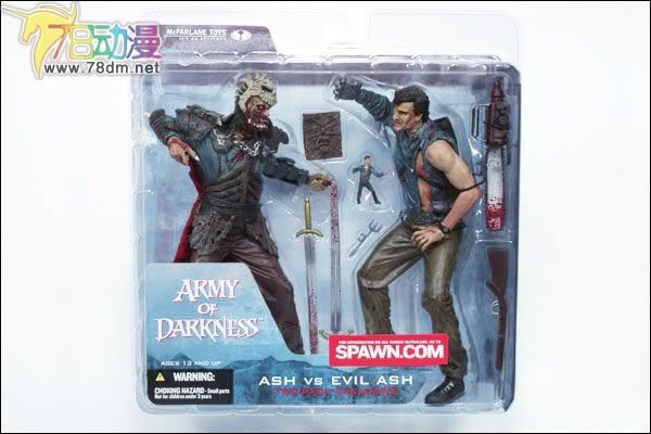 麦克法兰系列玩具 电影系列的俱乐部版、特别版、重涂版等玩具 ASH & EVIL ASH TWO-PACK ASH & EVIL双人套装