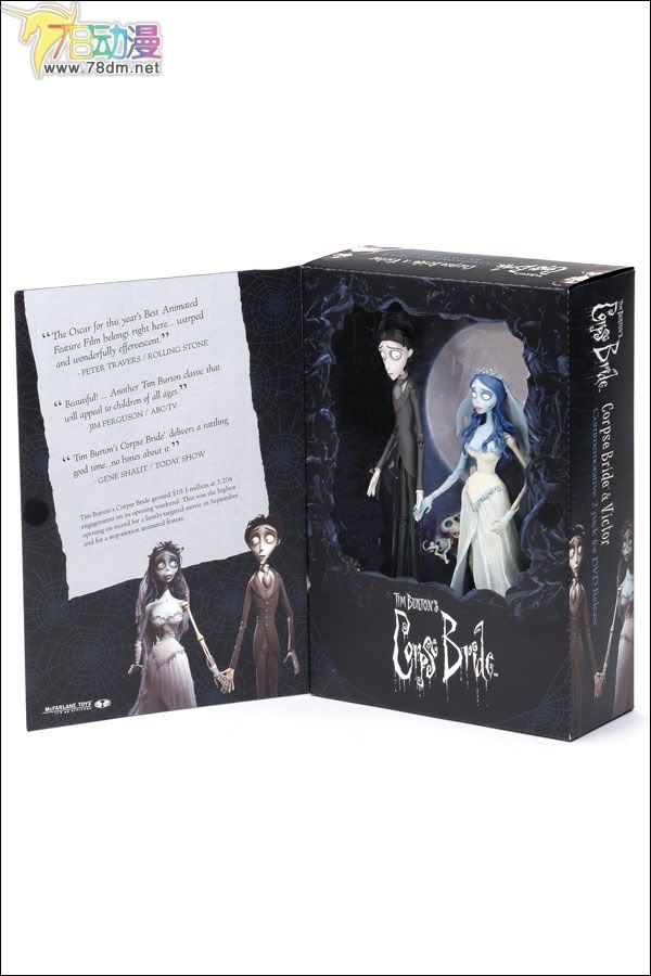 麦克法兰系列玩具 电影系列的俱乐部版、特别版、重涂版等玩具 CORPSE BRIDE 2-PACK  僵尸新娘2件套